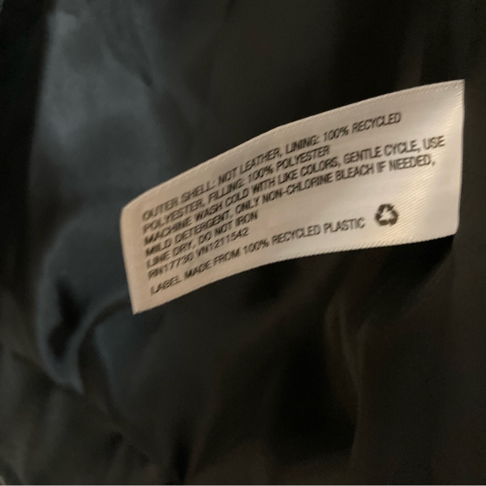 NWOT Universal Thread Black Leather Moto Jacket Faux Vegan Size Small S XS - Picture 8 of 10